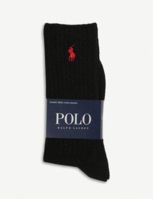 POLO RALPH LAUREN - Ribbed cotton-blend socks | Selfridges.com
