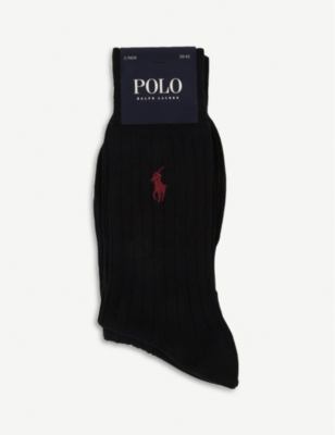 POLO RALPH LAUREN - Egyptian cotton-blend socks 