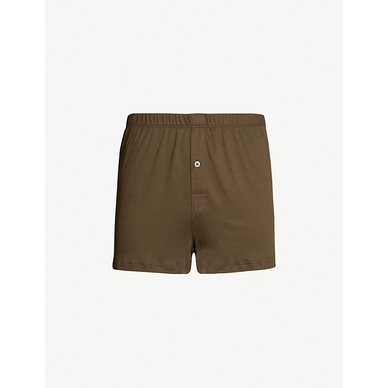 HANRO SEA ISLAND RELAXED-FIT COTTON BOXERS