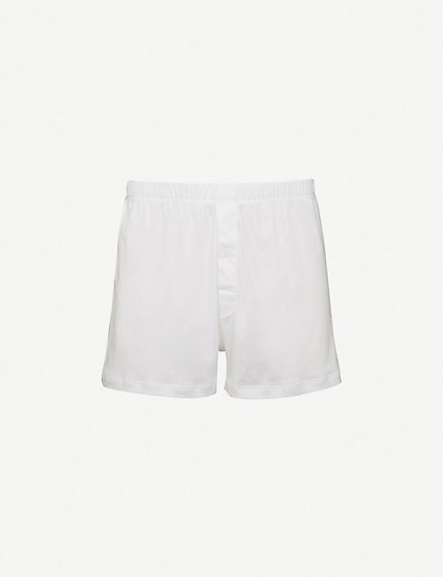 HANRO: Sea Island relaxed-fit cotton boxers