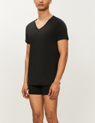 HANRO: Cotton Superior cotton-blend T-shirt