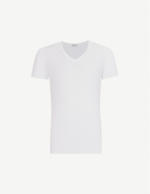 HANRO: Cotton Superior cotton-blend T-shirt