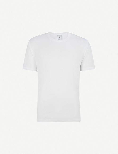 HANRO: Cotton Sporty cotton-jersey T-shirt