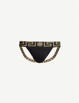 Versace Tanga Herren Jockstrap - Jocks, Tanga Slip, Stretch