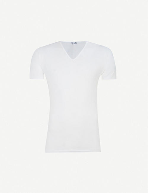 ZIMMERLI: Pure comfort v-neck t-shirt
