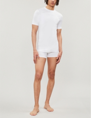 Zimmerli Pureness Stretch-micro Modal T-shirt In White