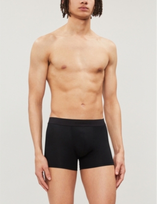 Zimmerli Pureness Stretch Micro Modal Boxer Briefs In Black