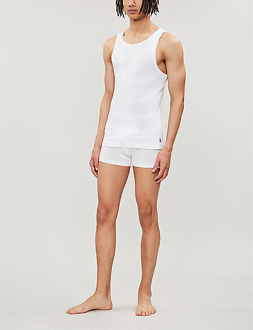 Mens Size: XXL Selfridges & Co Men Clothing Underwear Vests Relaxed-fit cotton vest 