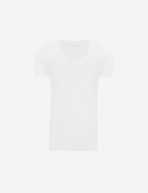 DEREK ROSE: Jack v-neck cotton t-shirt