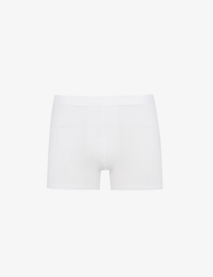 Derek Rose Derek Rose Mens White Regular-fit Modal Trunks