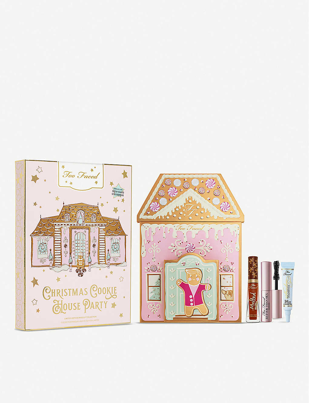 Too Faced Christmas Cookie House Party Makeup Collection Selfridges Com