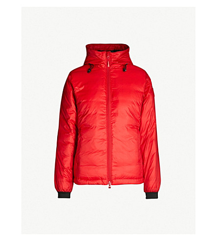 Canada Goose Camp Shell-down Jacket In Red/black