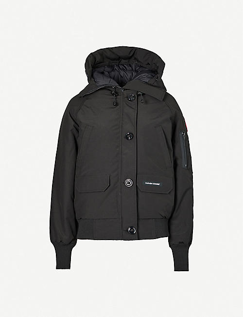 CANADA GOOSE: Chilliwack funnel-neck shell-down bomber jacket