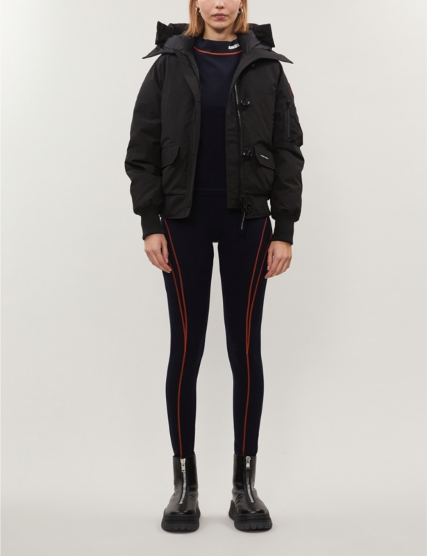 Chilliwack funnel-neck shell-down bomber jacket