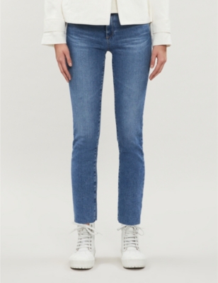 AG: Prima Ankle cigarette mid-rise jeans