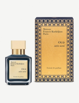 Shop Maison Francis Kurkdjian Black And Gold Oud Satin Mood Extrait De Parfum