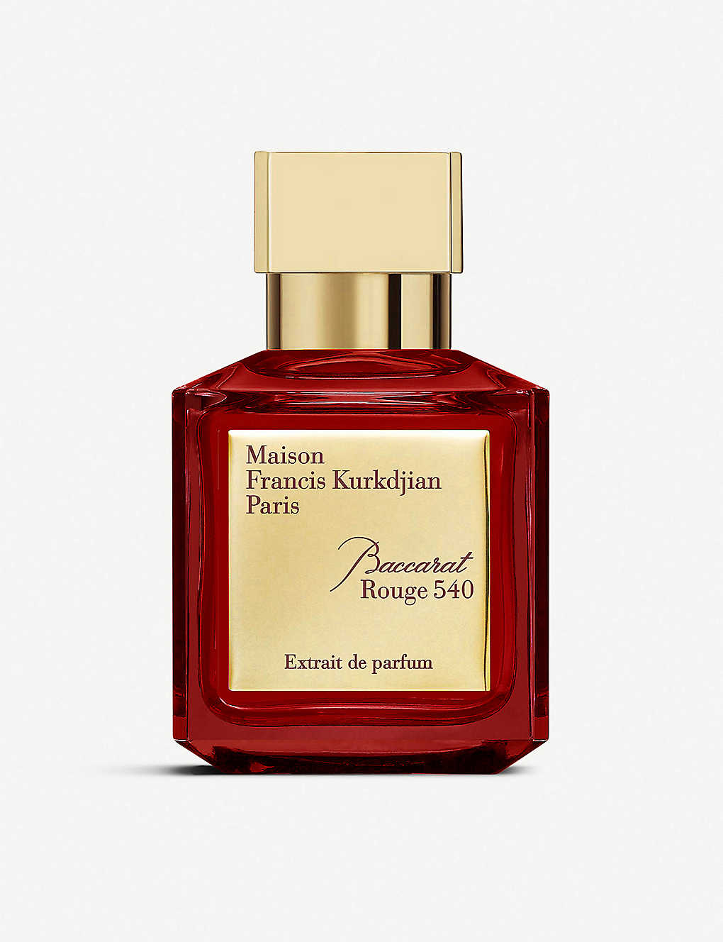 MAISON FRANCIS KURKDJIAN - Baccarat Rouge 540 extrait de parfum ...