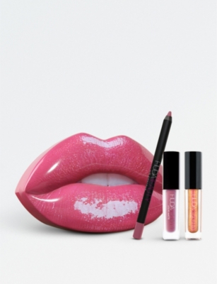 HUDA BEAUTY Contour & Strobe Lip Set