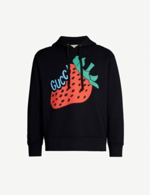 gucci strawberry hoodie