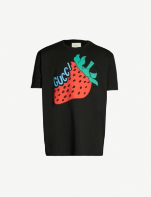 gucci t shirt strawberry| Enjoy free shipping | nonainsaat.com