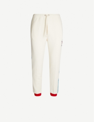 gucci white joggers