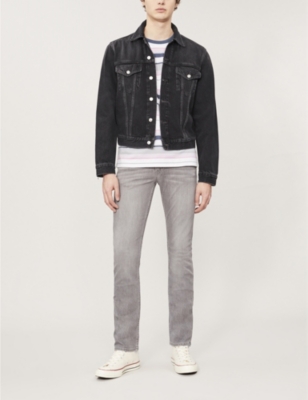 Paige Lennox Skinny Jeans In Grey