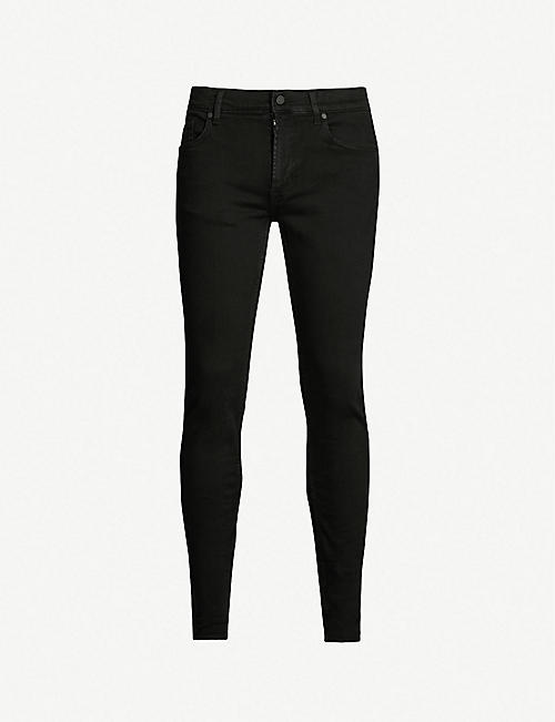 7 FOR ALL MANKIND: Ronnie Tapered Luxe Performance Plus skinny tapered jeans