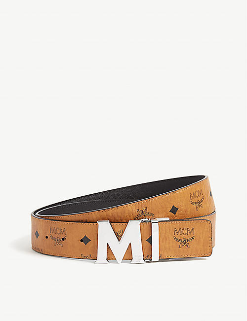 MCM: Claus M Visetos and leather reversible belt