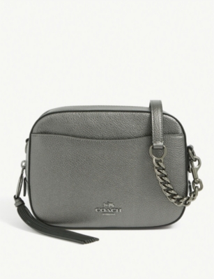 Coach metallic camera discount bag