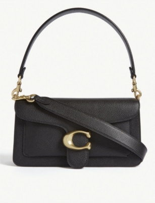 coach tabby leather shoulder bag