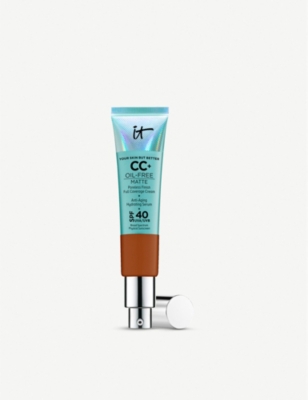 It Cosmetics Rich Honey Your Skin But Better Cc+ Oil-free Matte With Spf 40 32ml In Rich Honey
