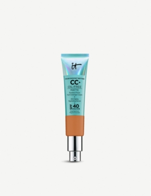 It Cosmetics Rich Your Skin But Better Cc+ Oil-free Matte With Spf 40 32ml In Rich