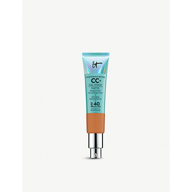 Shop It Cosmetics Your Skin But Better Cc+ Oil-free Matte With Spf 40 32ml In Rich