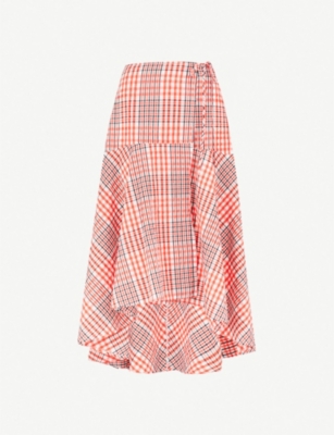 ganni charron skirt