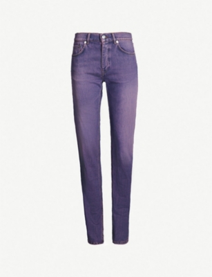 ganni purple jeans