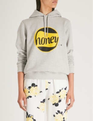 ganni honey sweatshirt