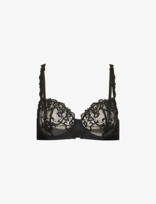 Simone Perele Saga Non-Padded Lace Demi Bra - Bergdorf Goodman