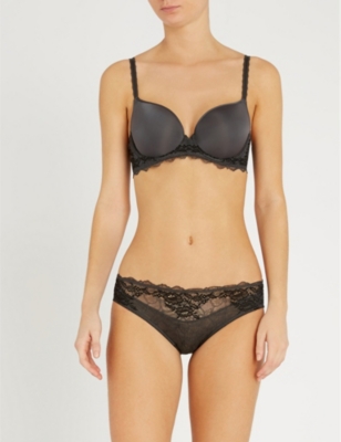 Wacoal: Lace Perfection Underwired Bra Charcoal – DeBra's