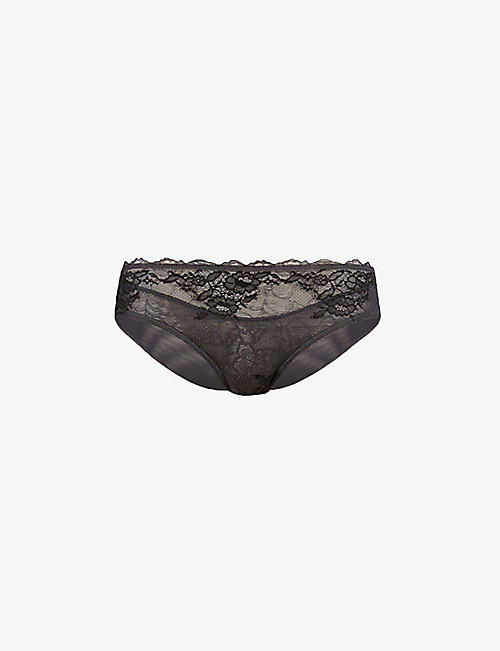 WACOAL: Lace Perfection stretch-lace mid-rise briefs