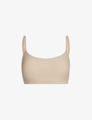 HKD SALES Women and Girls Lace Padded Bralette Breathable Wire Free Sports  Bra Crop Top Free Size (Beige) : : Clothing & Accessories