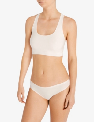 Chantelle Soft Stretch Jersey Thong In Soft Pink