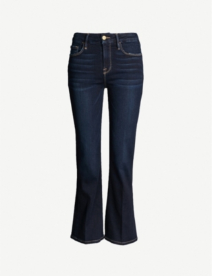 mini flared jeans