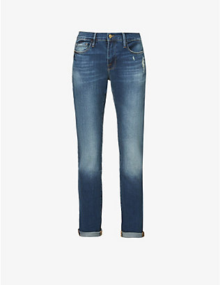 FRAME: Le Garcon mid-rise straight jeans