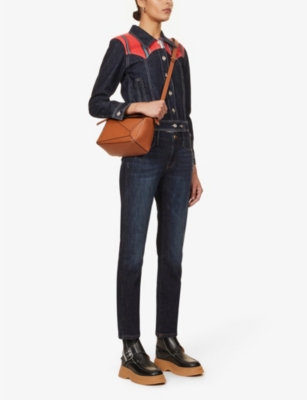 Le Garcon straight-leg mid-rise stretch-denim jeans