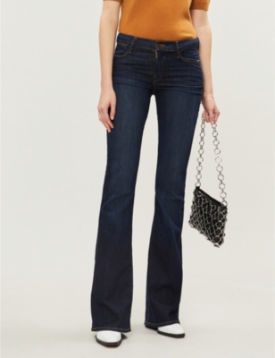 frame mid rise jeans