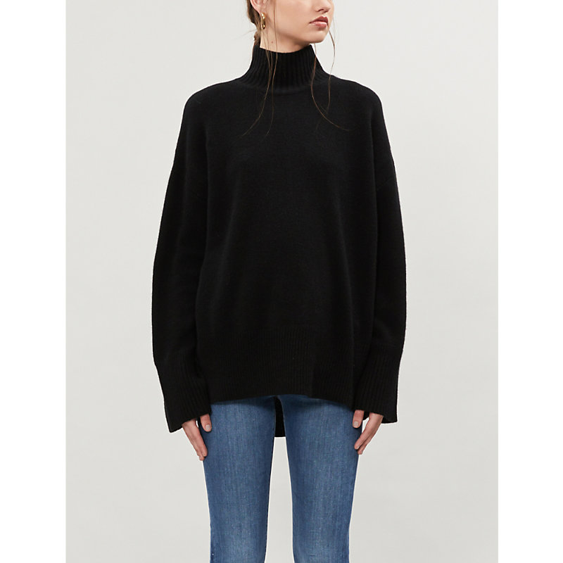 FRAME TURTLENECK RELAXED-FIT RECYCLED CASHMERE JUMPER