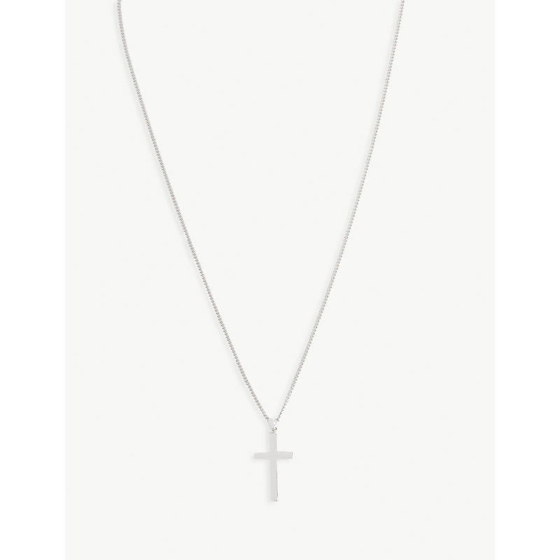 Shop Serge Denimes Cross Silver Necklace