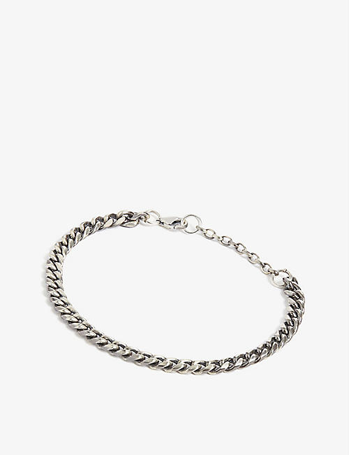 SERGE DENIMES: Scale sterling-silver chain bracelet
