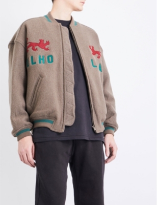 Yeezy Season 5 Mulholland Wool Bomber Jacket In Viper