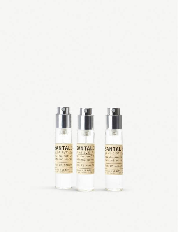 Santal 33 Eau de Parfum Travel Tube Refills 3x10ml